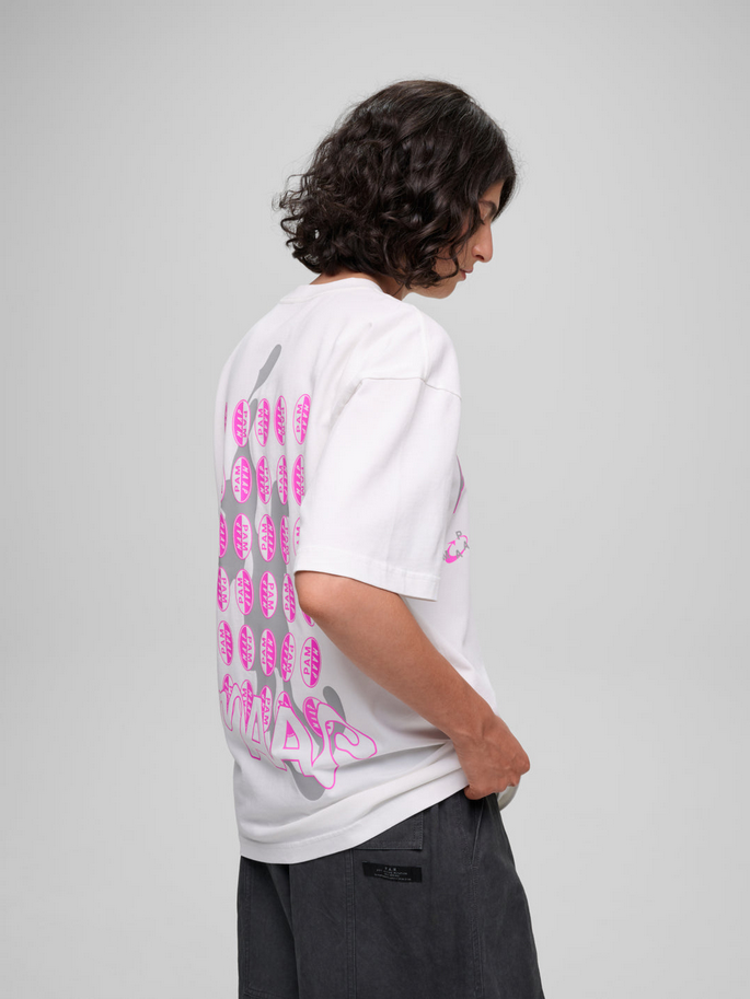 MAAP x P.A.M. Tee White/Violet Cosmos