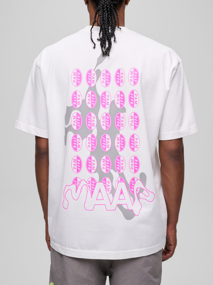 MAAP x P.A.M. Tee White/Violet Cosmos