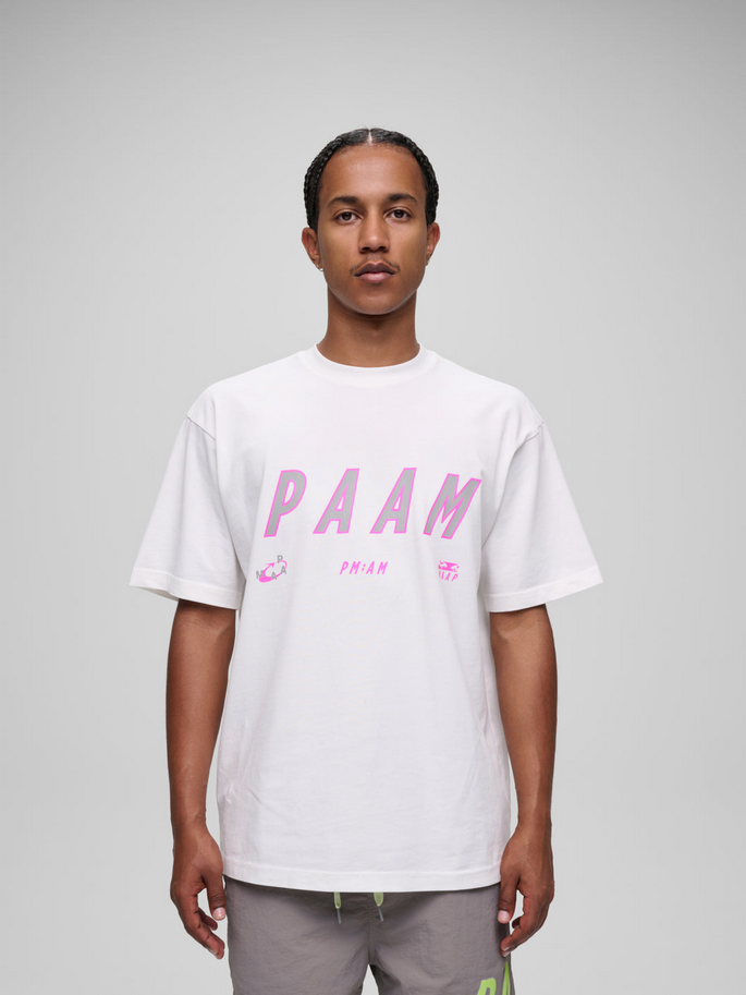 MAAP x P.A.M. Tee White/Violet Cosmos