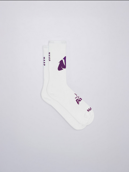 MAAP ADL26 SOCK WHITE/PURPLE