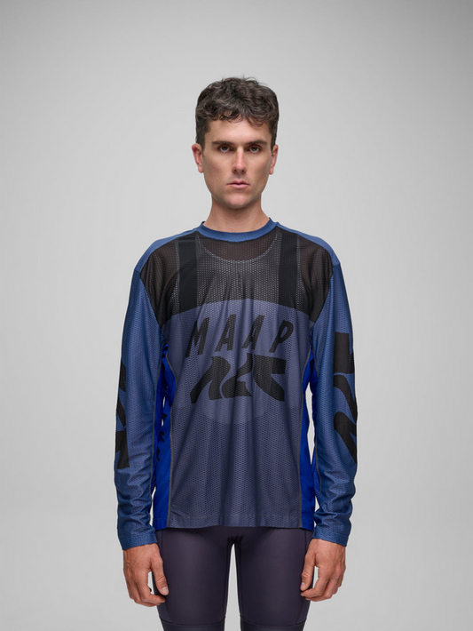 MAAP Alt_Road™ Air Mesh LS Tee Mixed Blue