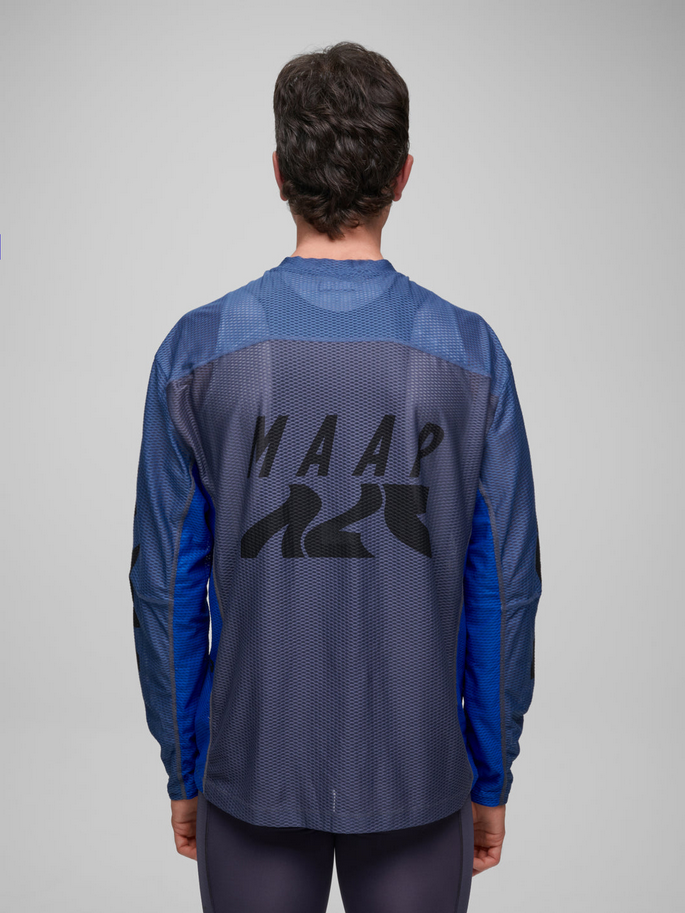 MAAP Alt_Road™ Air Mesh LS Tee Mixed Blue