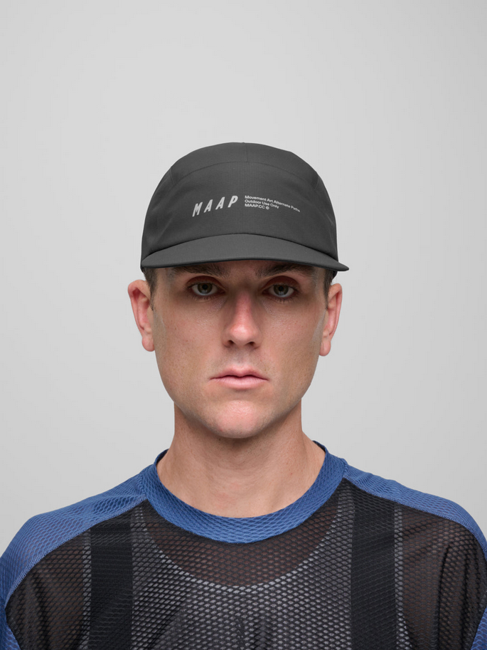 MAAP Repel 5 Panel Cap Jet Black