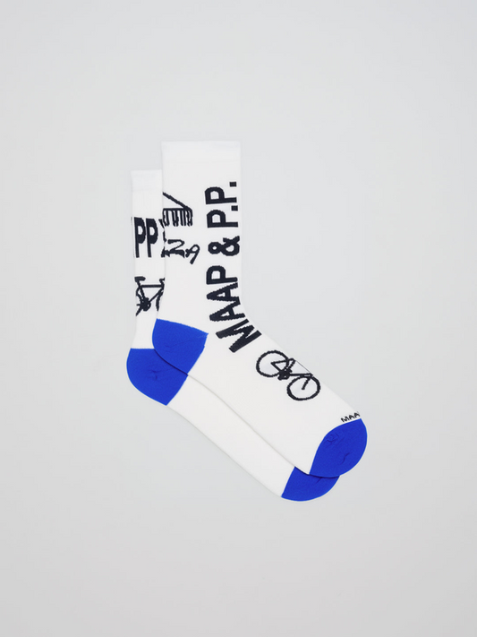 MAAP + PUBLIC POSSESSION Team Sock WHITE
