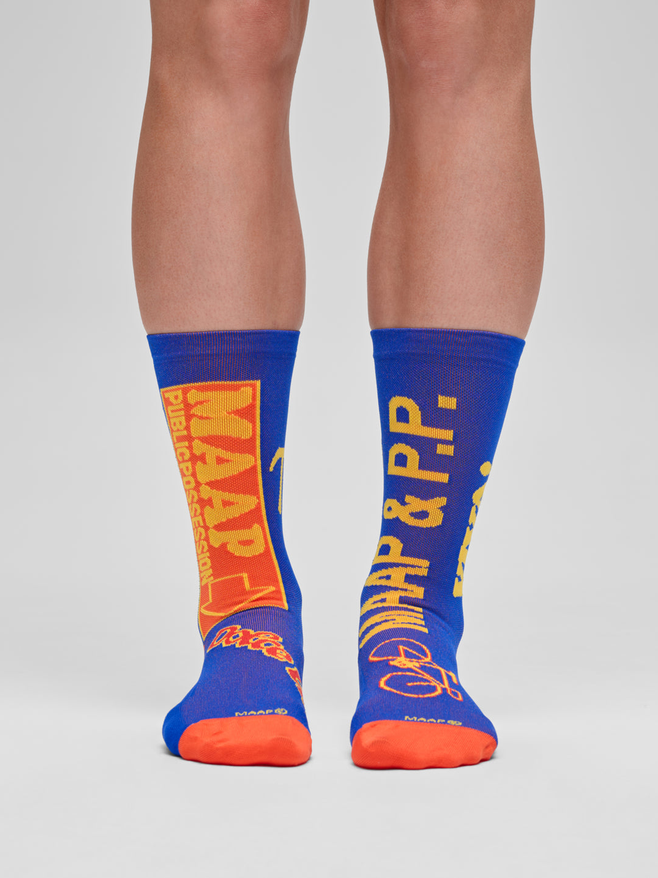 MAAP + PUBLIC POSSESSION Team Sock COBALT