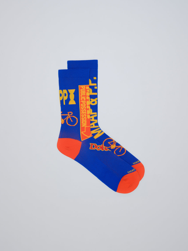 MAAP + PUBLIC POSSESSION Team Sock COBALT