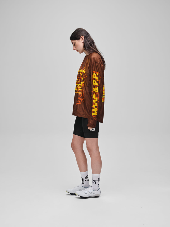 MAAP + PUBLIC POSSESSION Mesh LS Tee UMBER