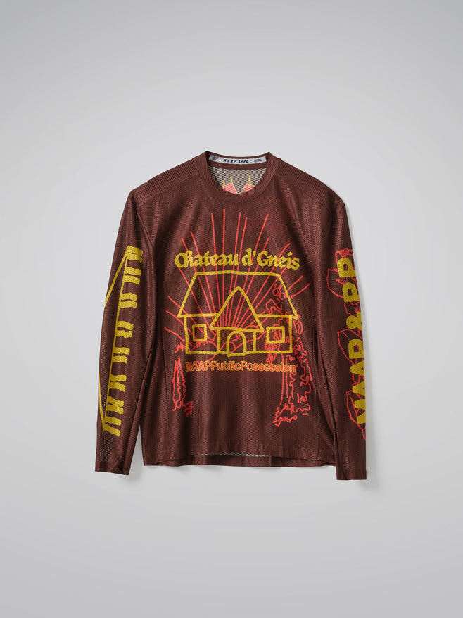 MAAP + PUBLIC POSSESSION Mesh LS Tee UMBER