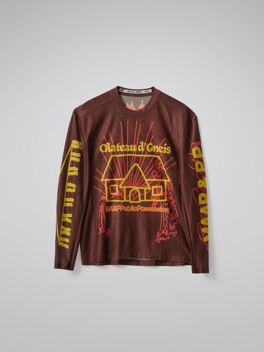 MAAP + PUBLIC POSSESSION Mesh LS Tee UMBER