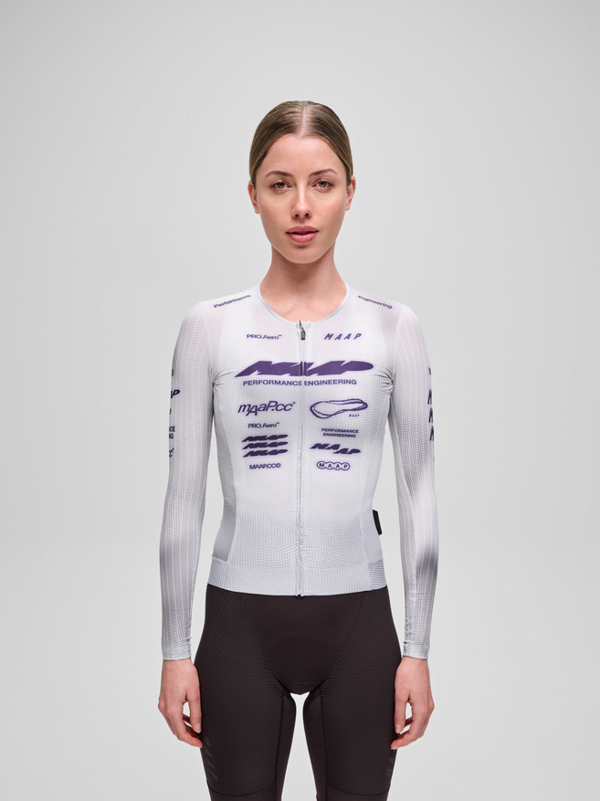 MAAP Women's Pro Aero LS Jersey LUNAR GREY