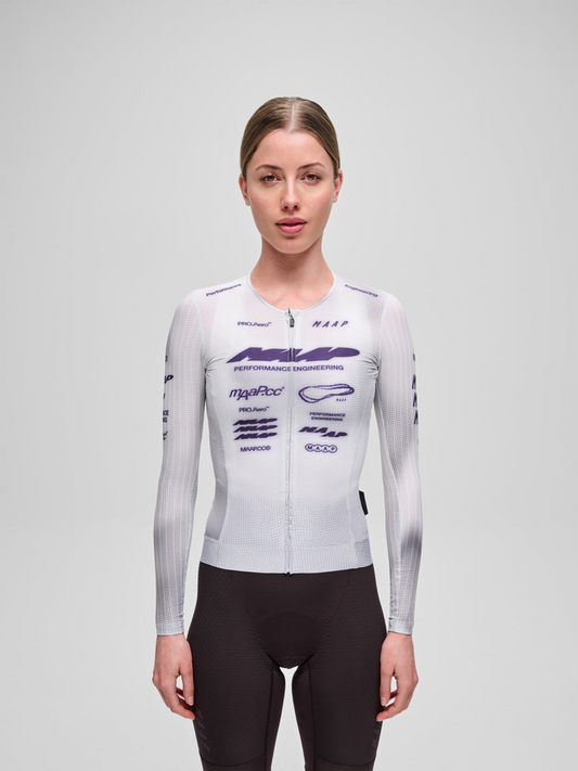 MAAP Women's Pro Aero LS Jersey LUNAR GREY