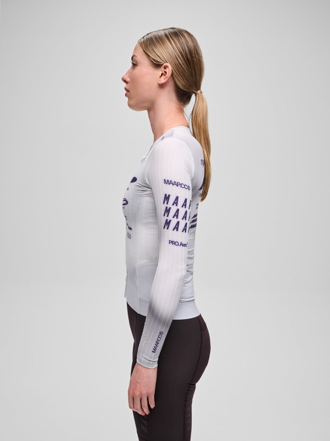 MAAP Women's Pro Aero LS Jersey LUNAR GREY