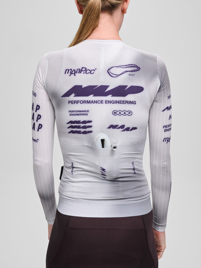 MAAP Women's Pro Aero LS Jersey LUNAR GREY
