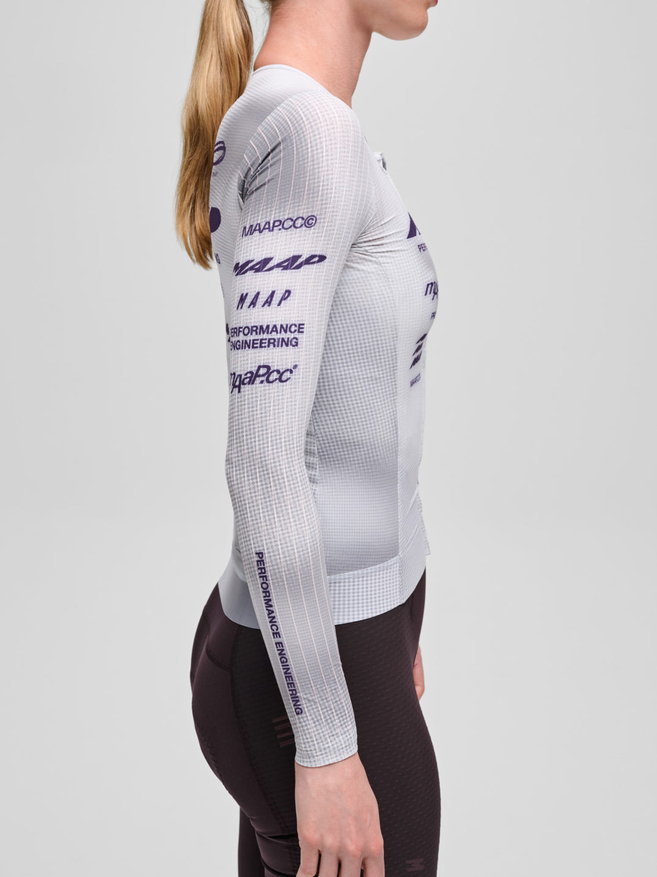 MAAP Women's Pro Aero LS Jersey LUNAR GREY