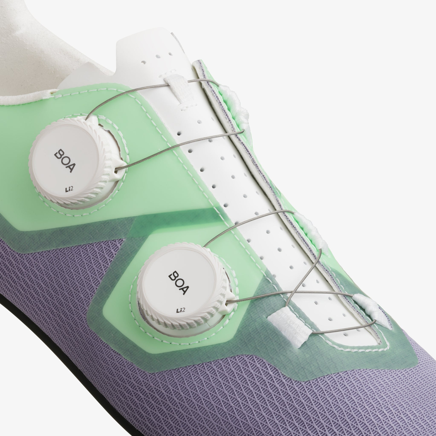 Fizik Lyra Shoes LAVENDER-MINT GREEN
