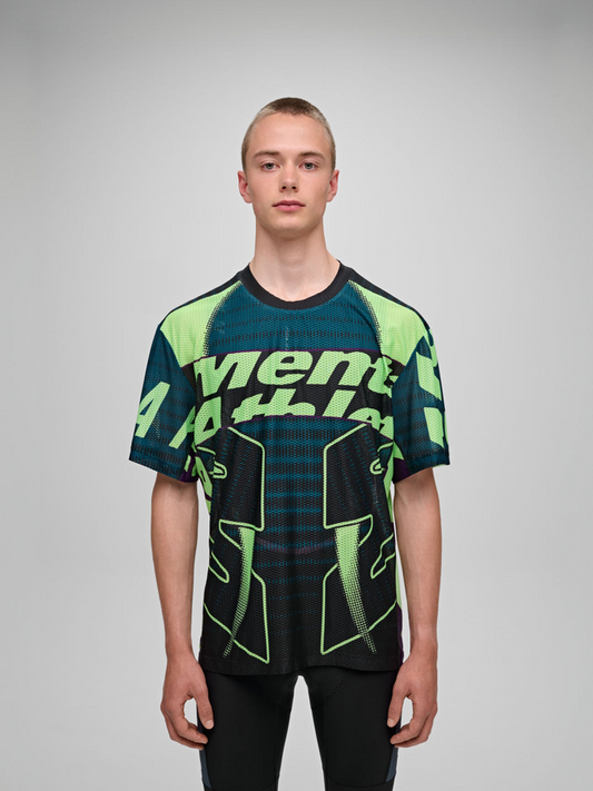 MAAP Mental Athletic Mesh SS Tee Black / Acid Lime