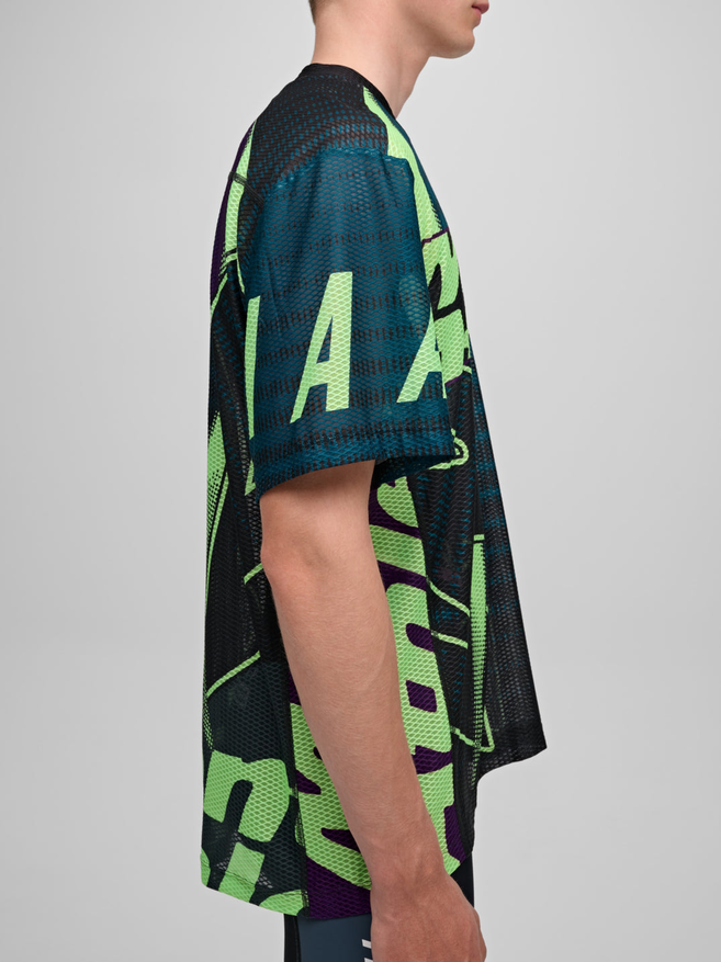 MAAP Mental Athletic Mesh SS Tee Black / Acid Lime