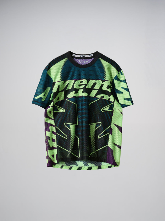 MAAP Mental Athletic Mesh SS Tee Black / Acid Lime