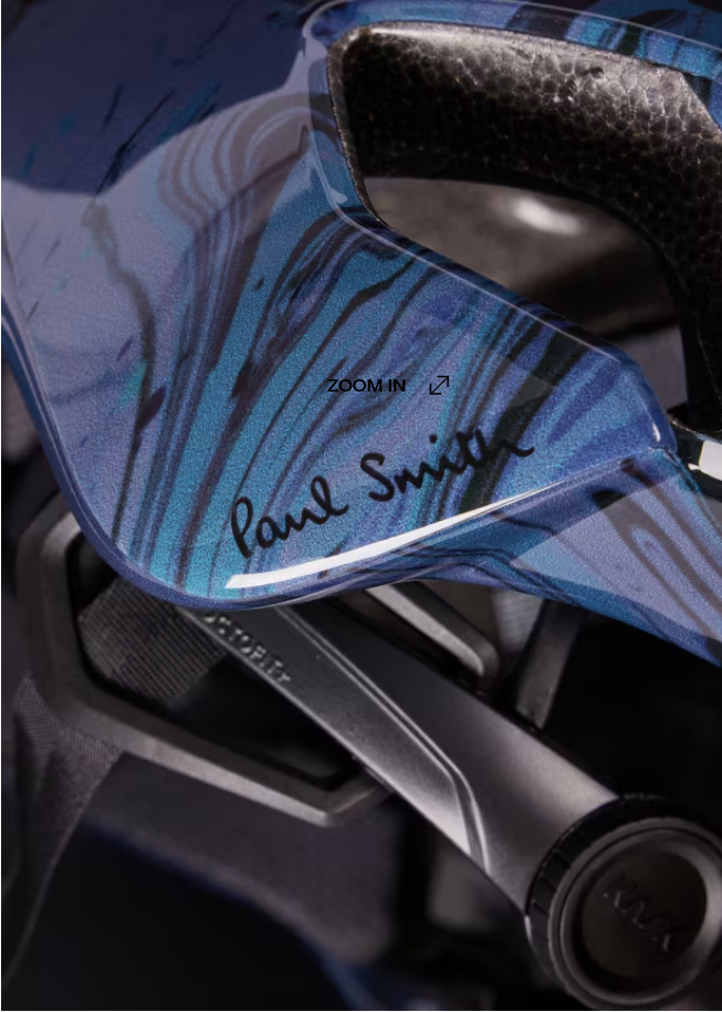 KASK Paul Smith + Kask Marble Inks Navy Utopia Y Helmet (Pre-Order)