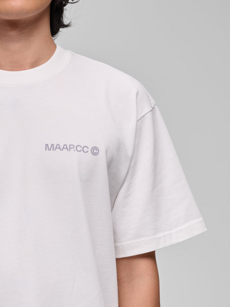 MAAP Essentials CC Tee WHITE/ICELANDIC BLUE