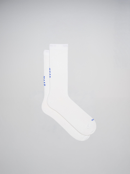 MAAP Team Sock - Long WHITE/RGB BLUE