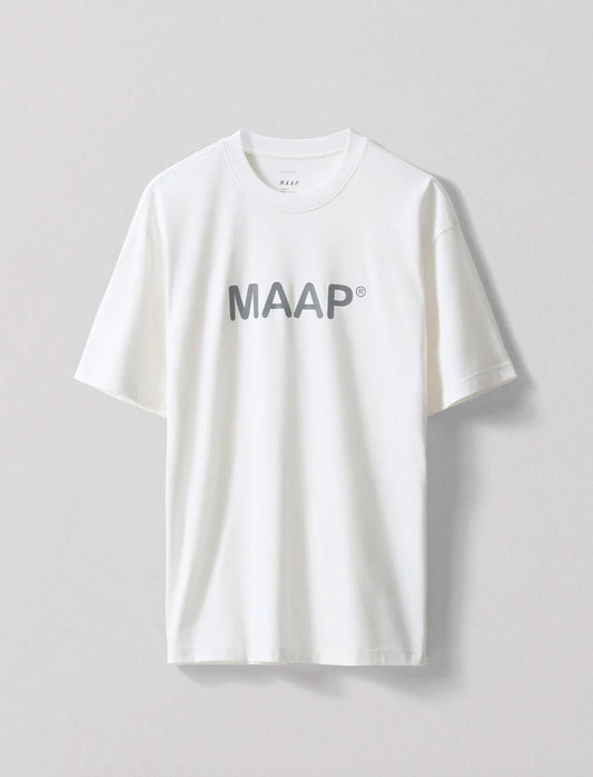 MAAP Essentials Text Tee WHITE