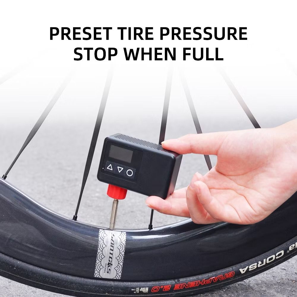 ThinkRider Bicycle pump Mini electric pump 120PSI