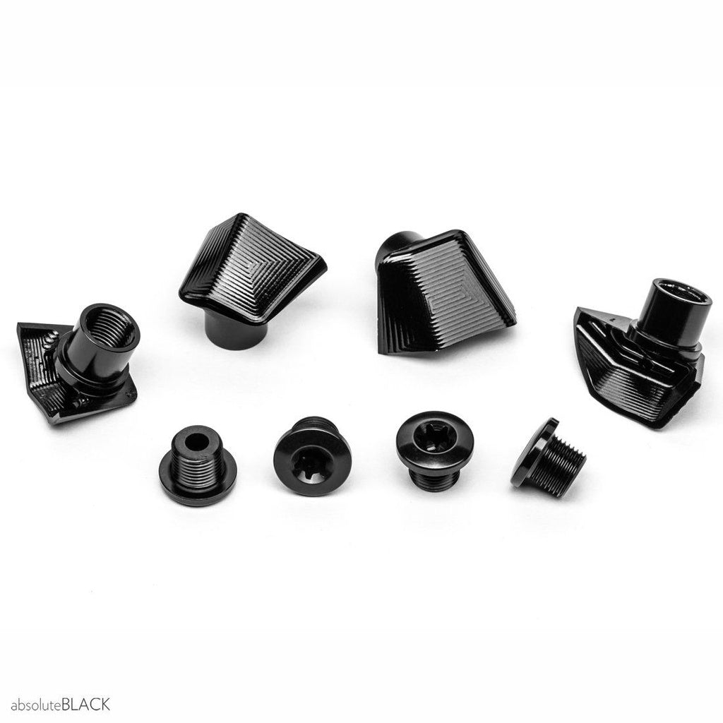 ABSOLUTEBLACK CRANK BOLT COVERS FOR ULTEGRA 8000