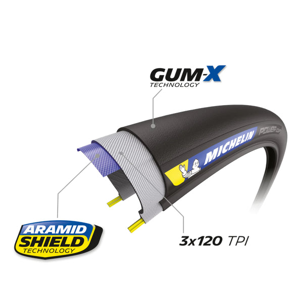 Michelin Power Cup Competition Clincher Road Tire Cream