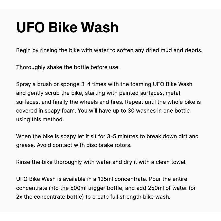 CERAMICSPEED UFO Bike Wash 500ML