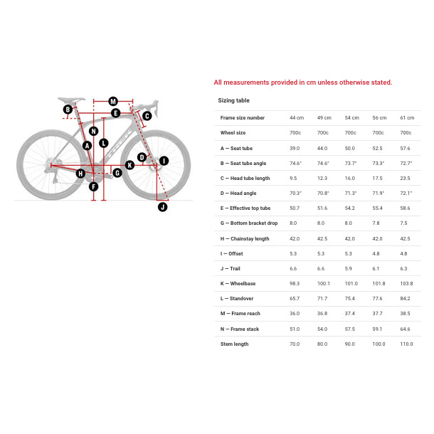 TREK Domane AL 2 Gen 3 Viper Red/Trek Black