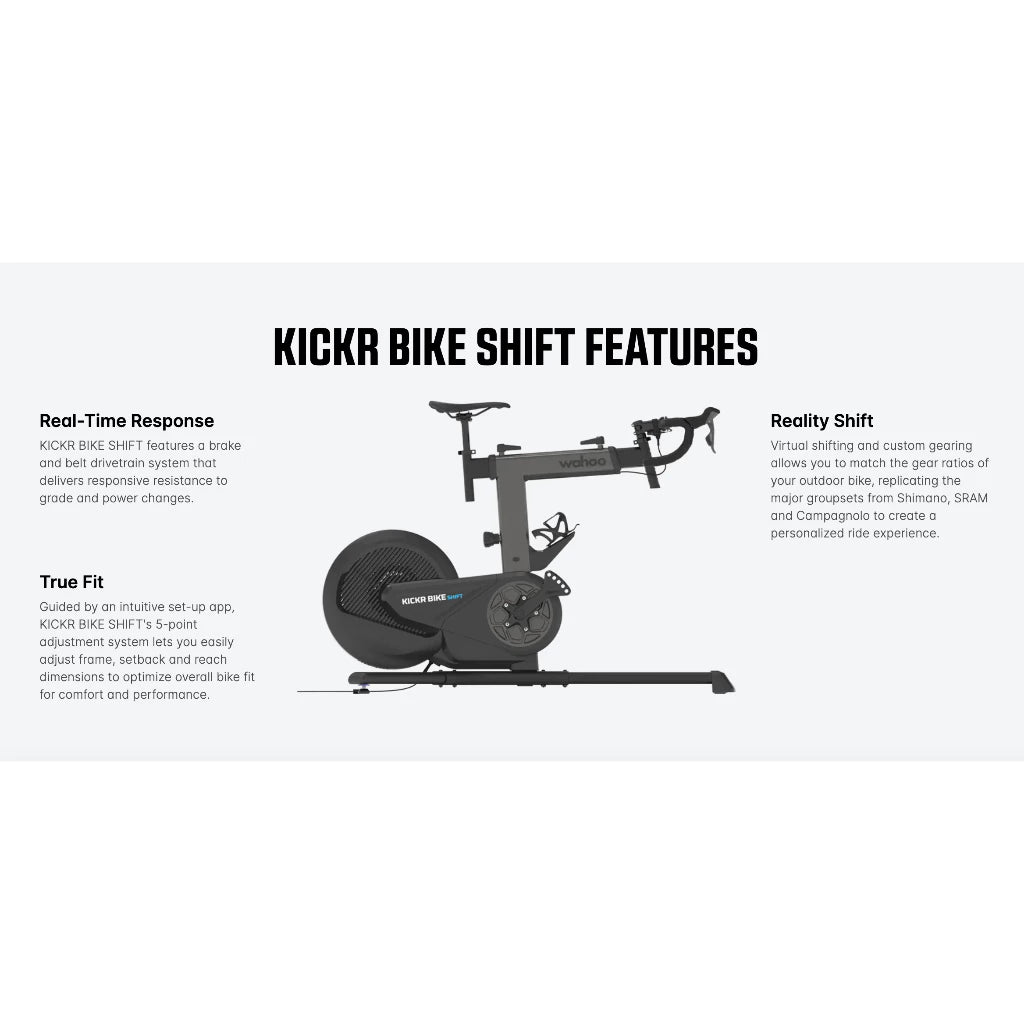 WAHOO KICKR BIKE SHIFT Indoor Bike Trainer